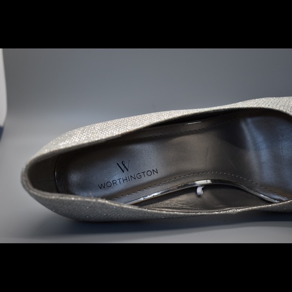 Silver sparkly 3inch heels - Picture 4 of 4